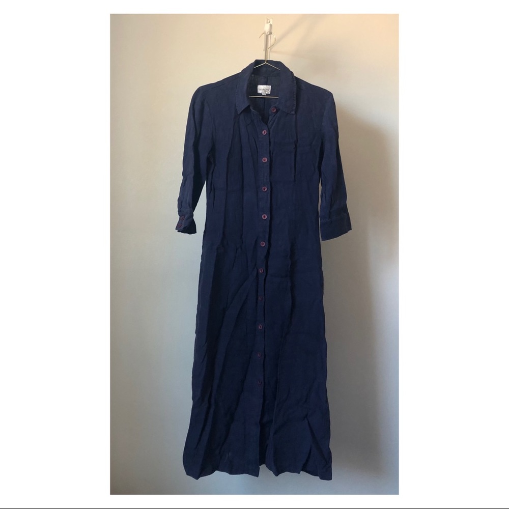 Sundance Linen Shirt Dress / Duster